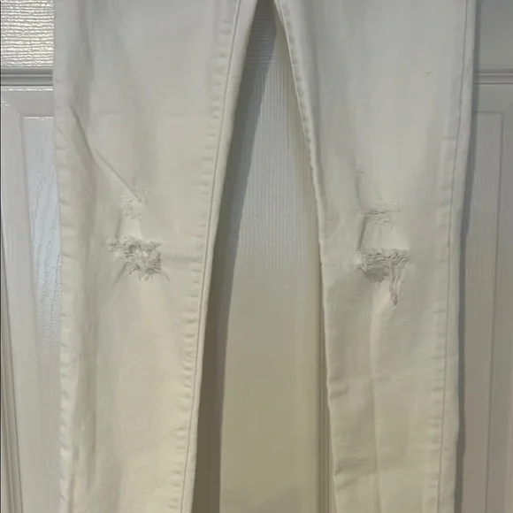 Levi’s Women's White Distressed Jeans size 25 - Picture 6 of 7